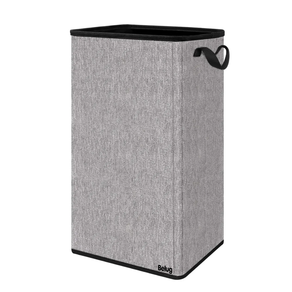 Foto 2 pulgar | Cesto De Ropa Plegable 80l Grande Rectangular Y Con Asas Resistentes Belug,  Gris