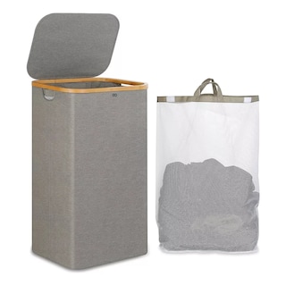 Foto 1 | Cesto Para Ropa Sucia 110l Plegable Portátil Eo Safe Imports Esi-18798 Gris