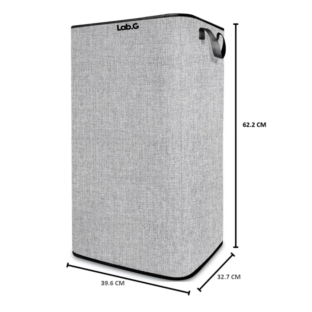 Foto 3 pulgar | Cesto De Ropa Plegable 80l Lab.g   Gris