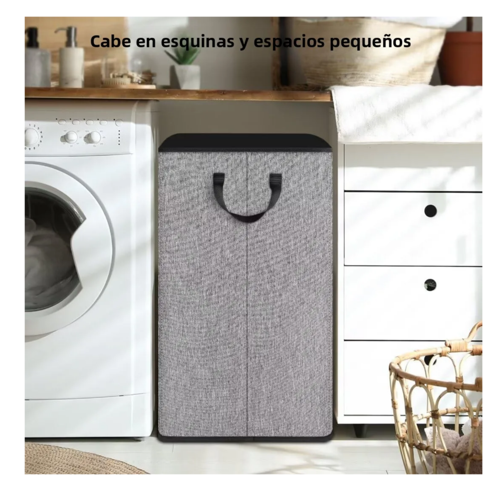 Foto 6 pulgar | Cesto De Ropa Plegable 80l Lab.g   Gris