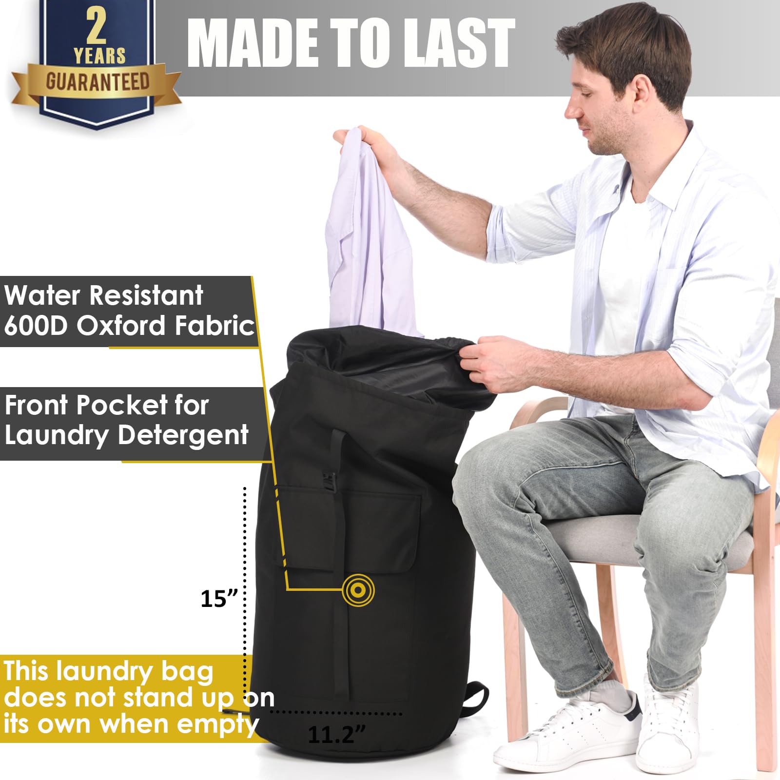 Foto 3 pulgar | Mochila De Lavandería Ãzhido 115 L  Muy Resistente  Extra Grande - Venta Internacional.