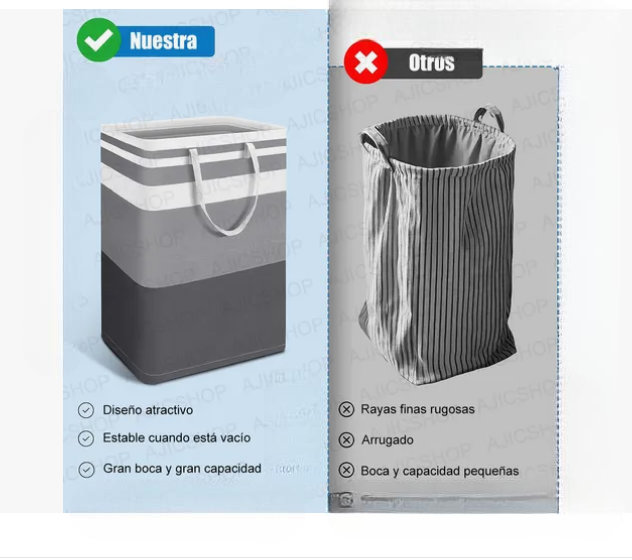 Foto 4 | Cesto Grande Para Ropa Sucia