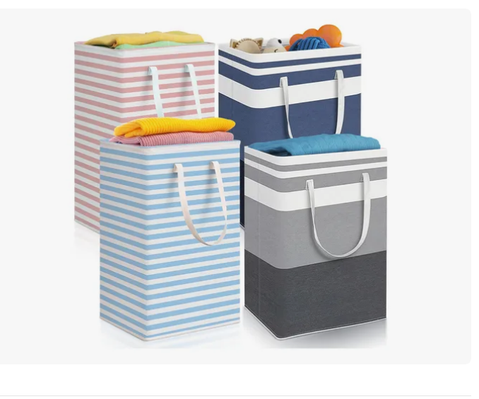 Cesto Grande Para Ropa Sucia Plegable 4piezas