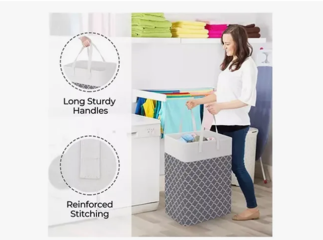 Foto 5 pulgar | Cesto Grande Para Ropa Sucia Plegable 4piezas