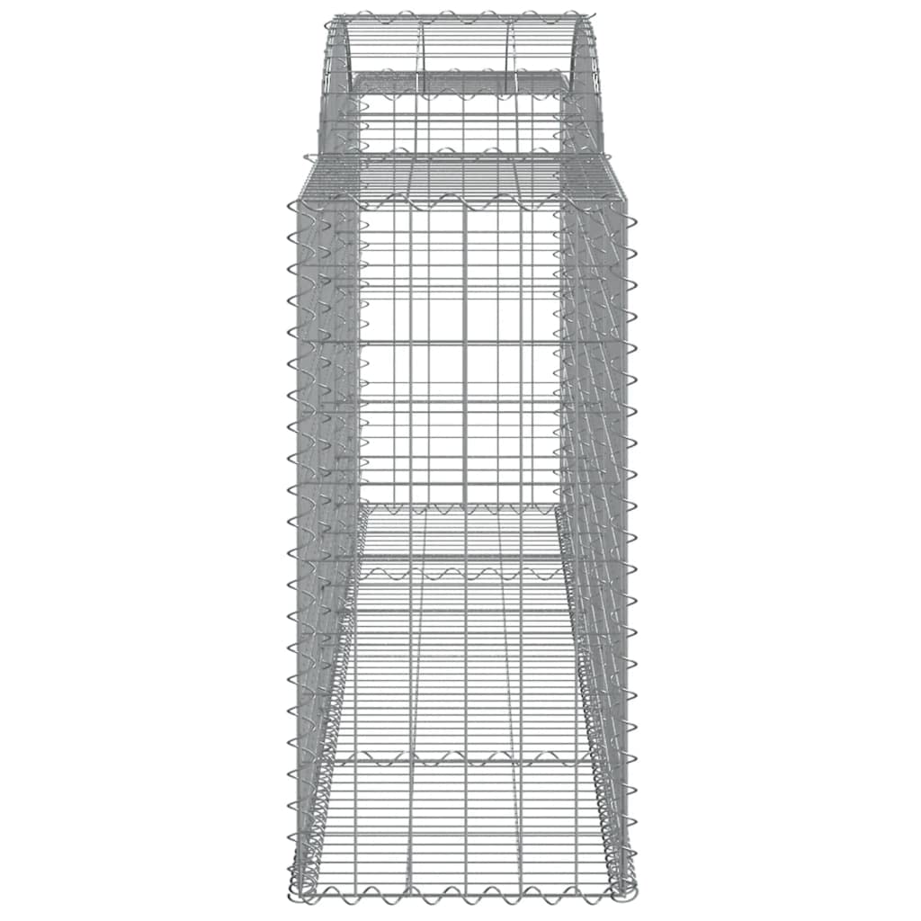 Foto 7 pulgar | Juego De Cestas Gabion Vidaxl Arched  2 Unidades  300 X 50 X 100/120 Cm  Plancha - Venta Internacional.