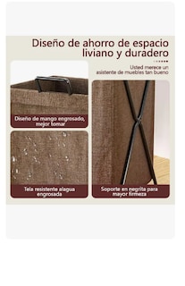 Foto 2 | Cestos De Ropa Estilo Japonés Sucia Extra Grande Organizadores De Baño Canasto Vanance Plegable Lavanderia C