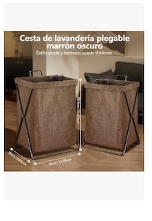 Foto 4 | Cestos De Ropa Estilo Japonés Sucia Extra Grande Organizadores De Baño Canasto Vanance Plegable Lavanderia C