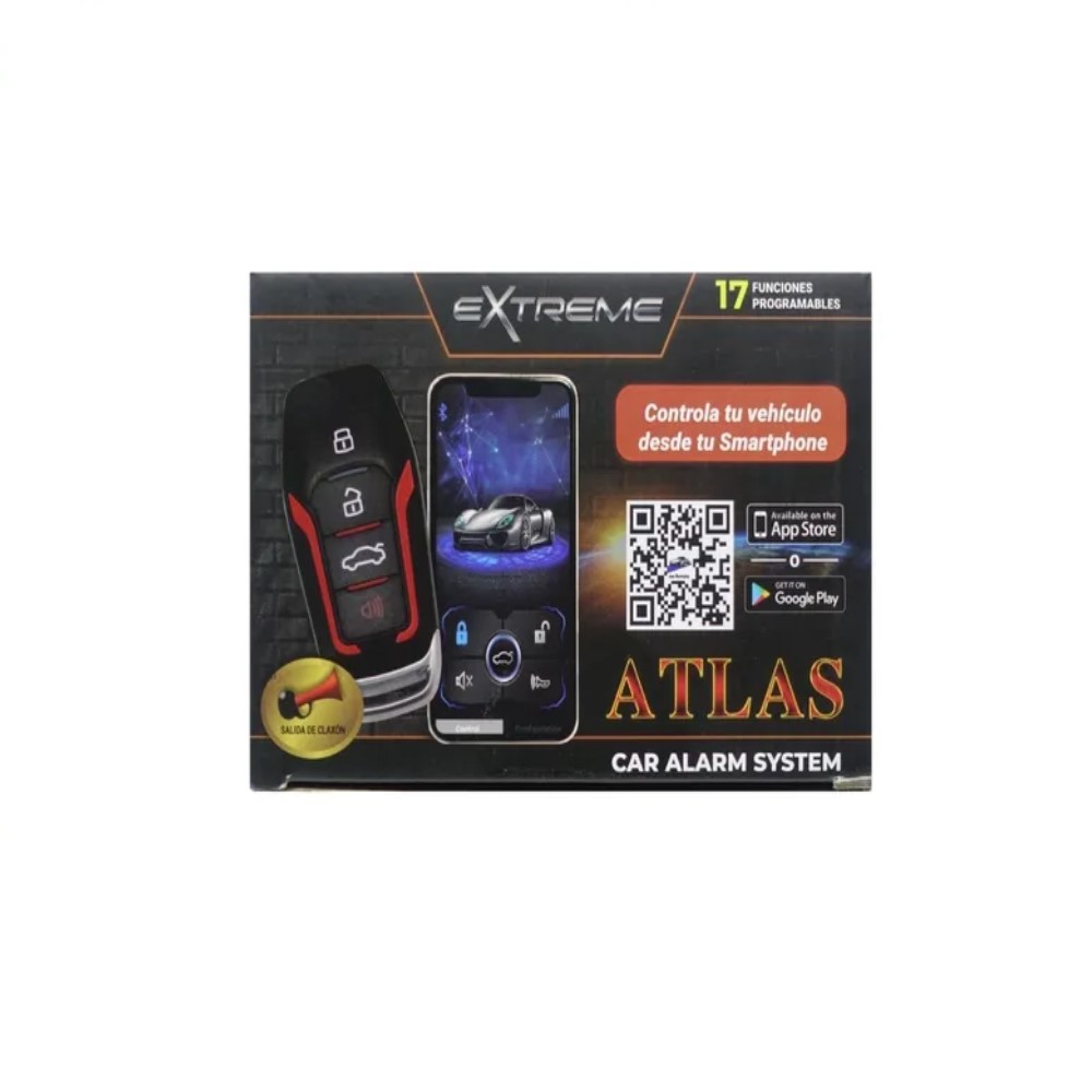 Foto 4 pulgar | Alarma Bluetooth para Automóvil Extreme Atlas de 3 Canales y 50m de Alcance Remoto color Negro