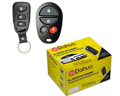 Foto 1 | Alarma Automotriz Dahua Antiasalto para Coche con 2 Controles Seguridad