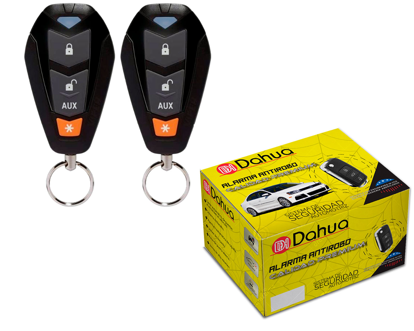 Foto 2 pulgar | Alarma Automotriz Dahua Antiasalto para Coche con 2 Controles Seguridad