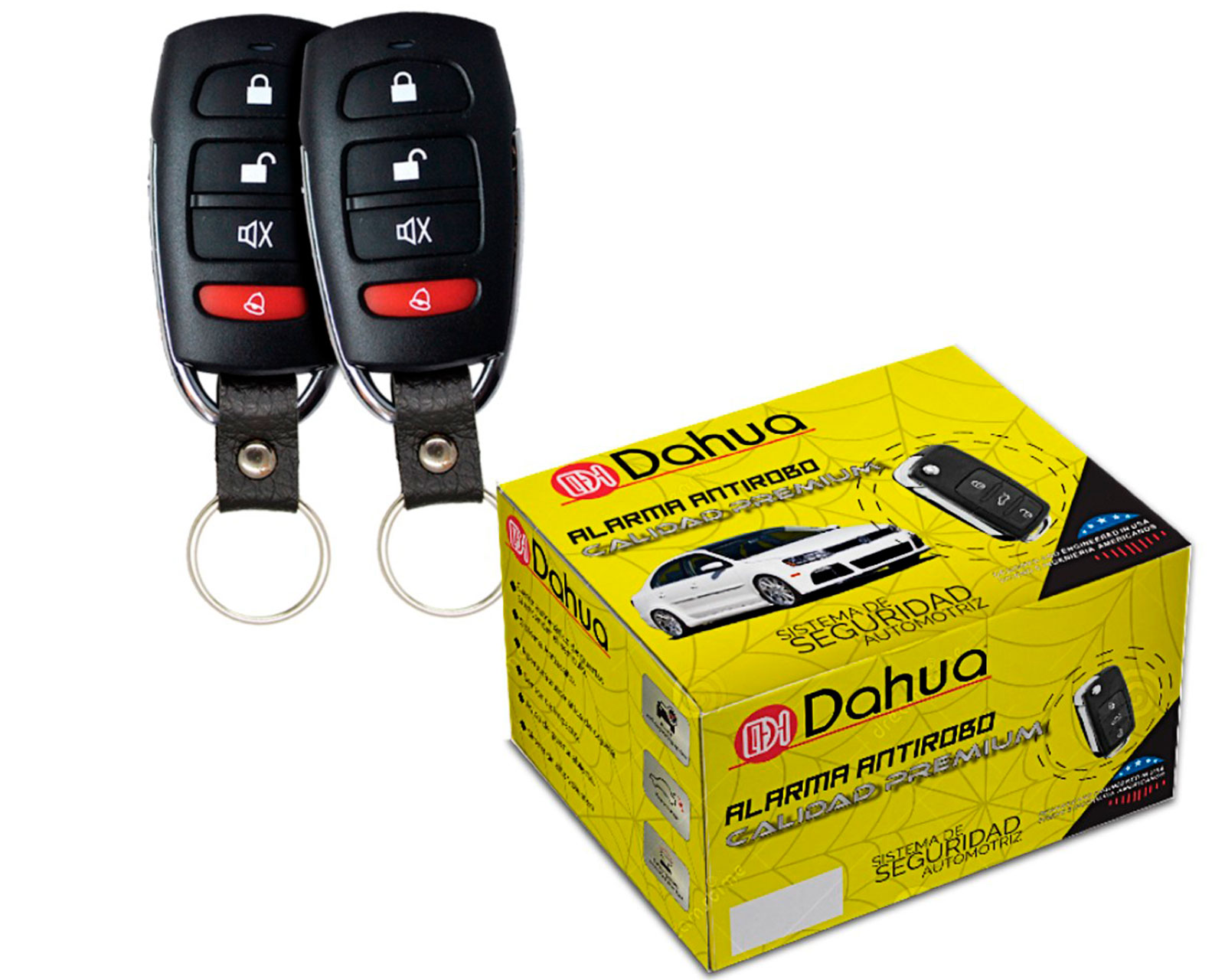 Foto 2 pulgar | Alarma Automotriz Dahua Antiasalto para Coche con 2 Controles Seguridad