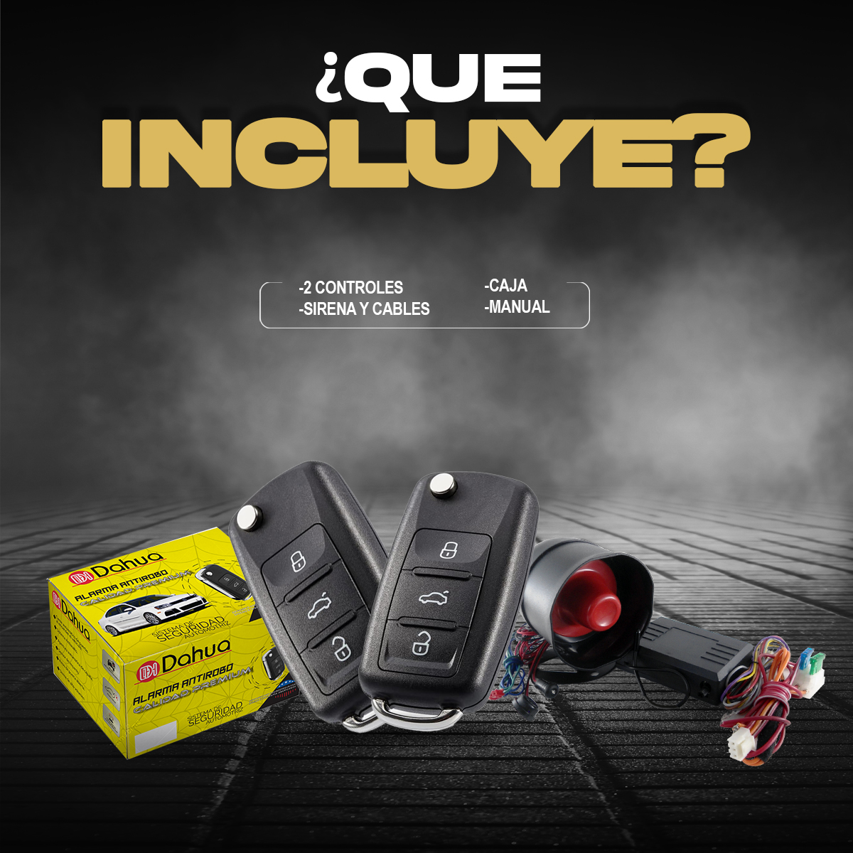 Foto 5 pulgar | Alarma De Seguridad Antirrobo Para Auto Coche Universal Con 2 Controles Tipo Navaja Mando A Distancia Dal020