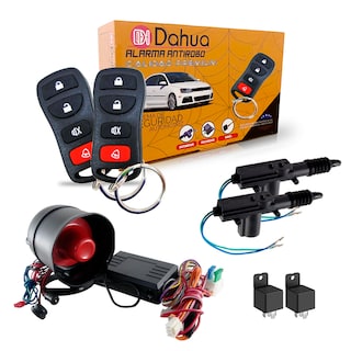 Foto 1 | Alarma Automotriz Universal Con 2 Llaves 2 Seguros Electricos 2 Relay Y Mando A Distancia Dal017b