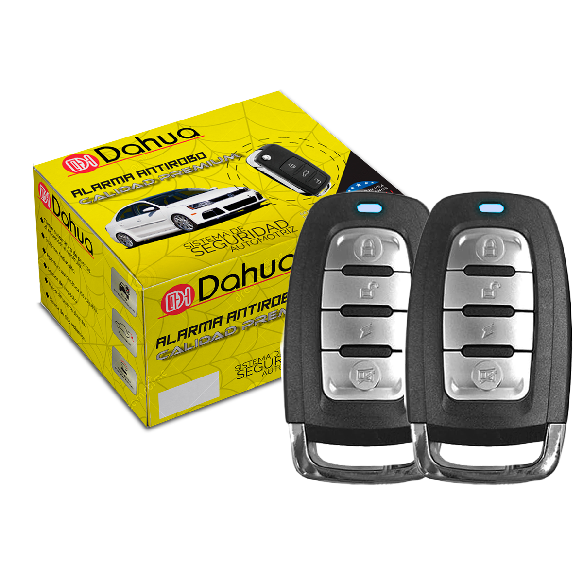 Foto 2 pulgar | Alarma Automotriz Universal Con 2 Llaves Y Mando A Distancia Compatible Con Todos Los Autos Carros