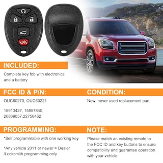 Foto 3 | Control de Arranque Vofono 2 Piezas para Auto Gmc Acadia-Venta Internacional