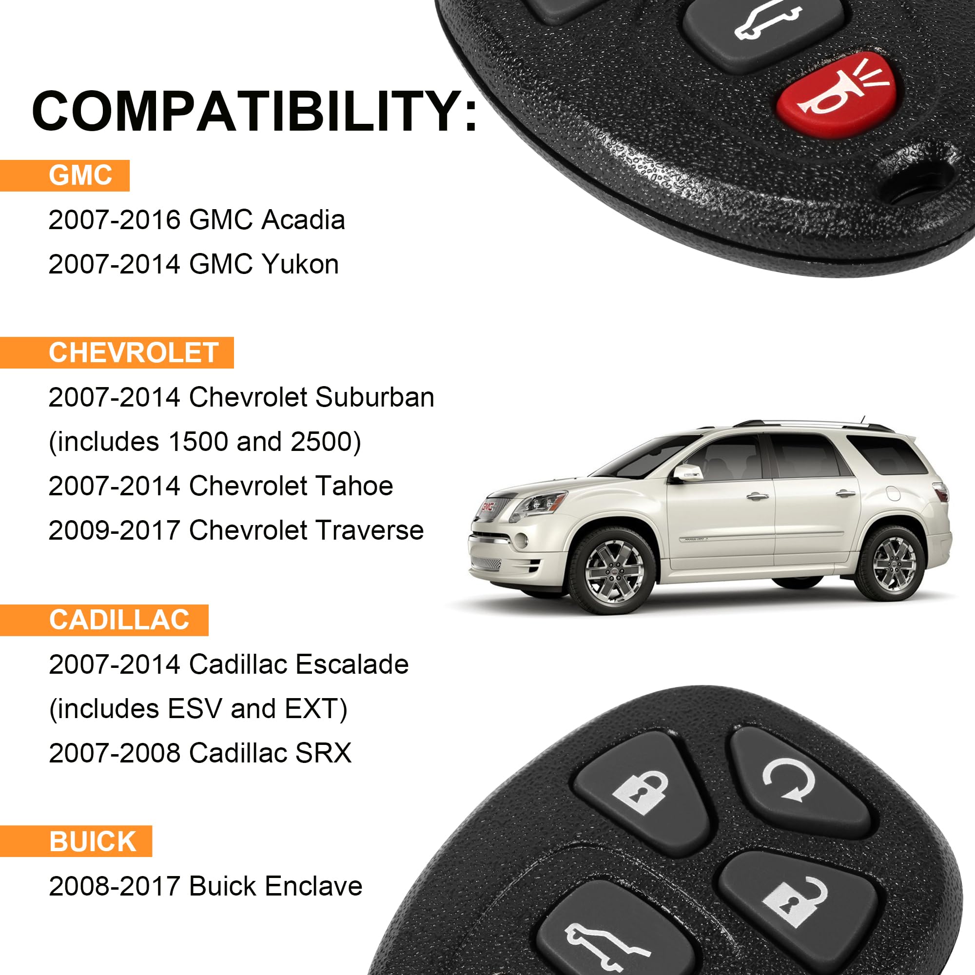 Foto 5 pulgar | Control de Arranque Vofono 2 Piezas para Auto Gmc Acadia-Venta Internacional