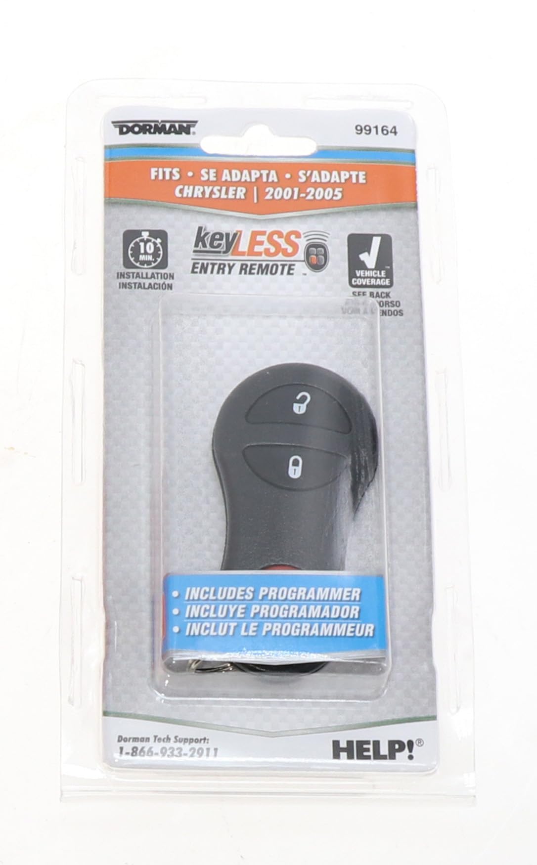 Foto 6 pulgar | Control Remoto de Entrada sin Llave Dorman 99164 de 3 Botones para Chrysler/Dodge - Venta Internacional