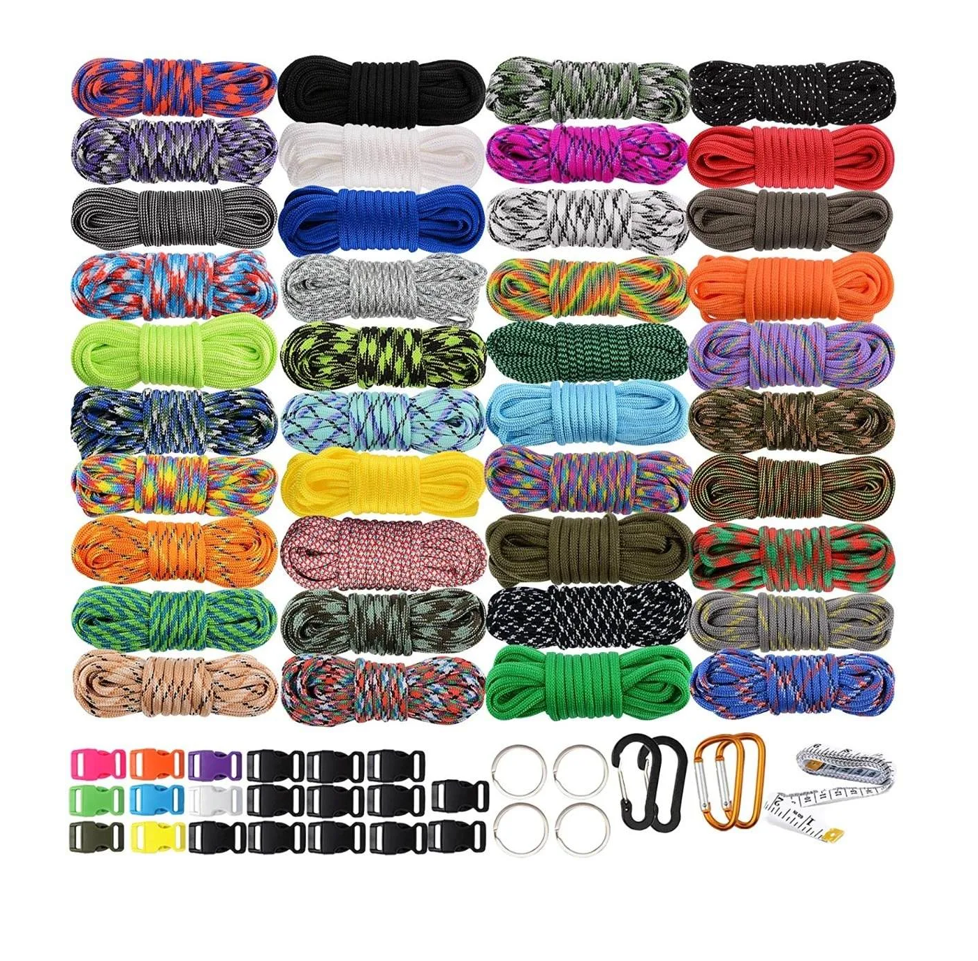 Foto 2 pulgar | Kit Cuerdas Supervivencia Paracord 40 Colores 120m