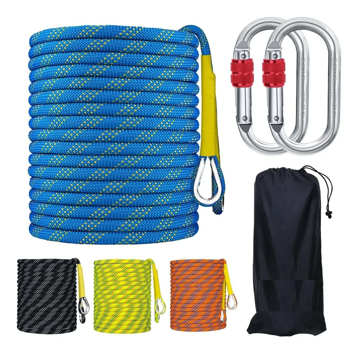 Foto 4 pulgar | Cuerda Alpinismo 8mm Estático Escalada Paracord 10m Azul