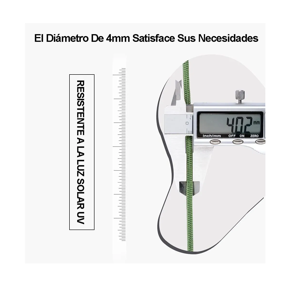 Foto 2 | Cuerda de Paracaídas 31m Eo Safe Imports Esi-603 color Verde