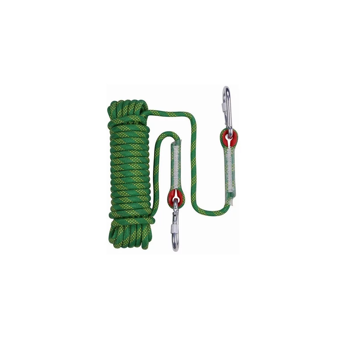 Cuerda de Escalada de Seguridad Eo Safe Imports Eo-8766 color Verde