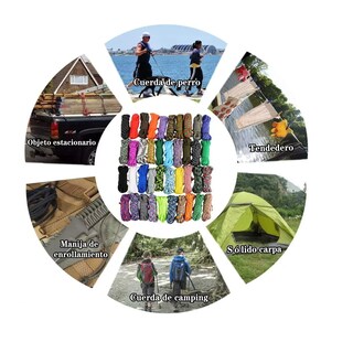 Foto 3 | Kit Combinado 120m Supervivencia 40 Colores Eo Safe Imports Esi-9211 Multicolor