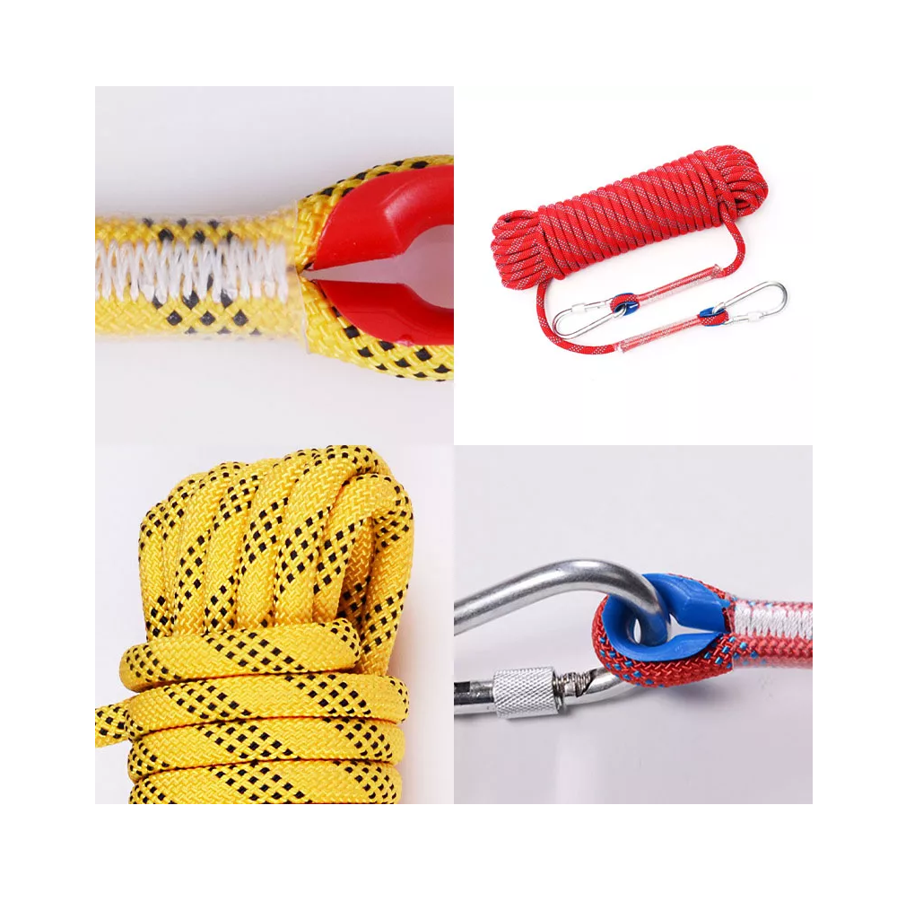 Foto 4 pulgar | Cuerda Para Escalar Alpinismo Escalada Eo Safe Imports Esi-18578 Rojo