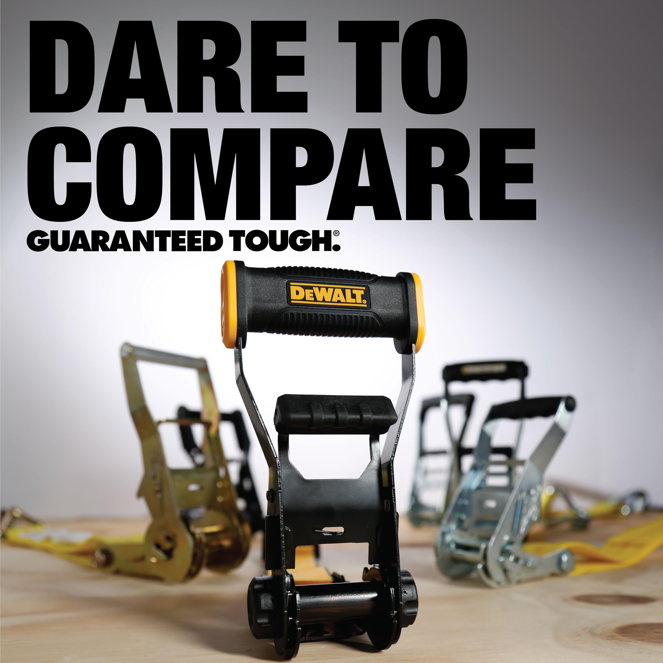 Foto 8 pulgar | Correa De Amarre Con Trinquete Dewalt Dxbc10000j, Color Negro Y Amarillo, 2 X 27 Pies - Venta Internacional.