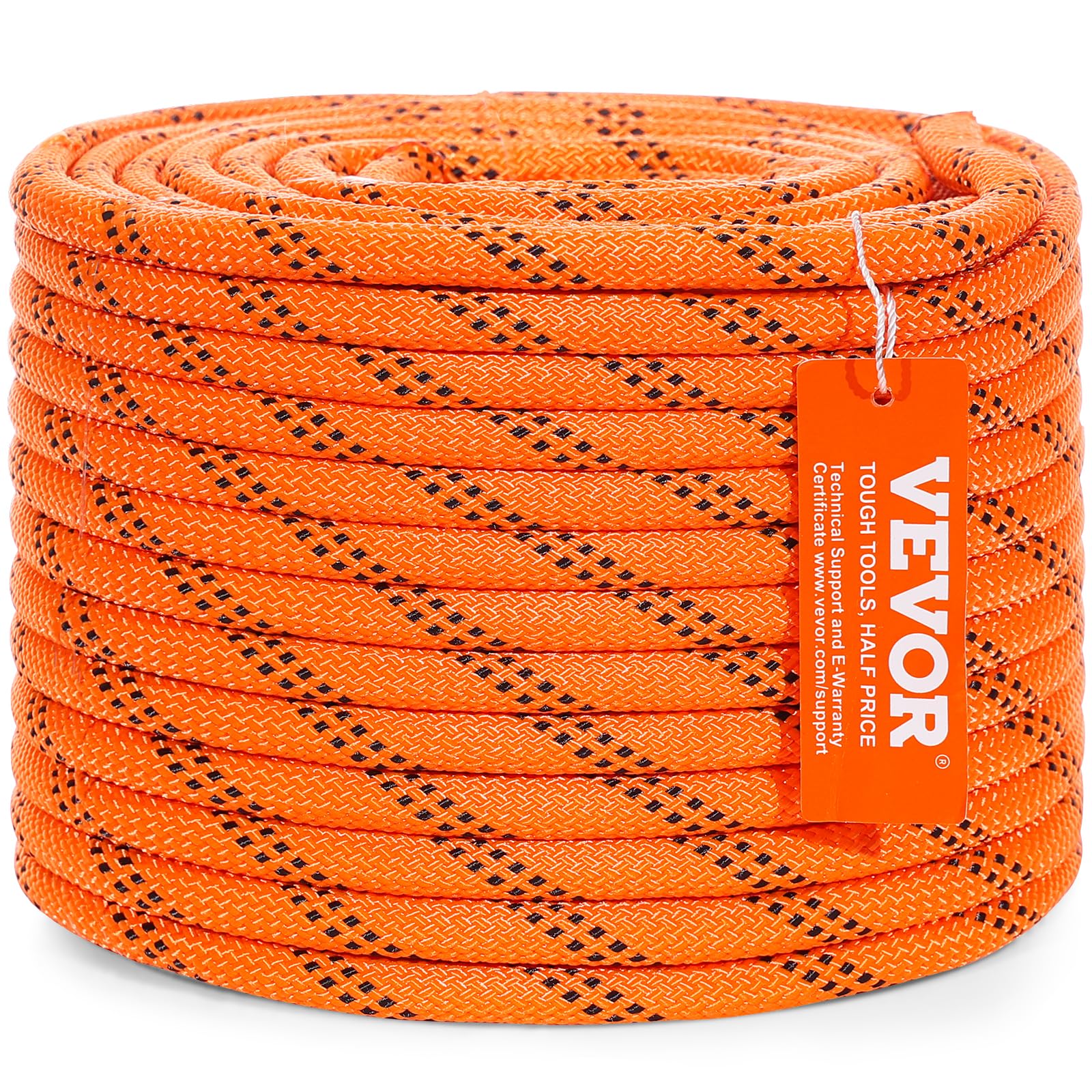 Foto 2 pulgar | Cuerda De Escalada Vevor De Poliéster De Doble Trenzado De 3/8 Pulgadas X 120 Pies - Venta Internacional.