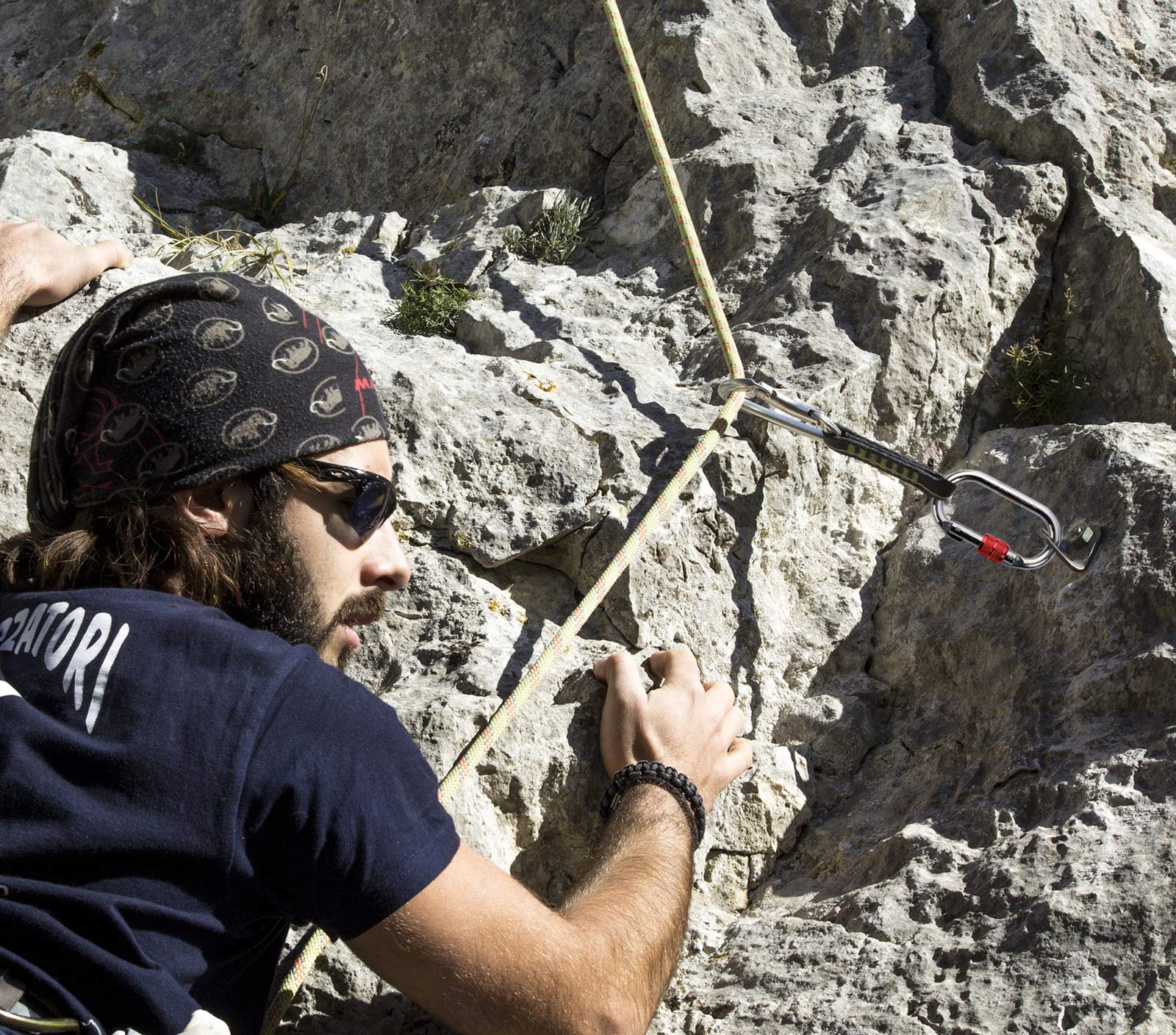 Foto 5 | Cuerda De Escalada Werewolves De Alta Resistencia, 8 Mm, 20 M, Amarilla - Venta Internacional.