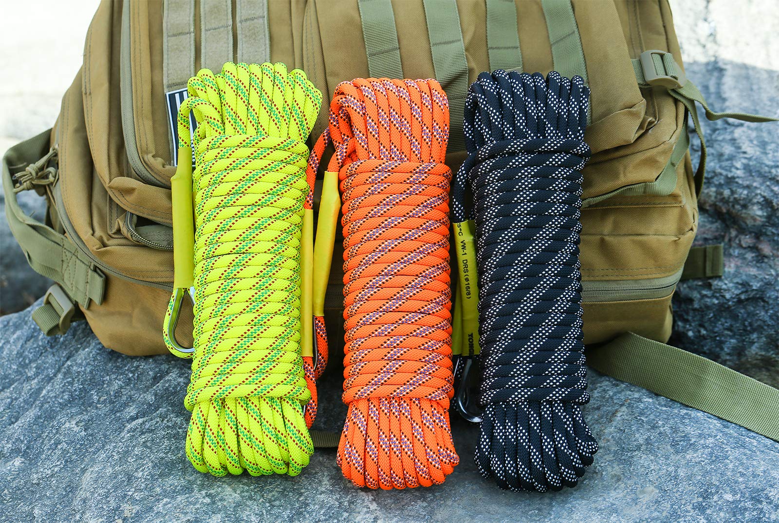 Foto 6 | Cuerda De Escalada Werewolves De Alta Resistencia, 8 Mm, 20 M, Amarilla - Venta Internacional.