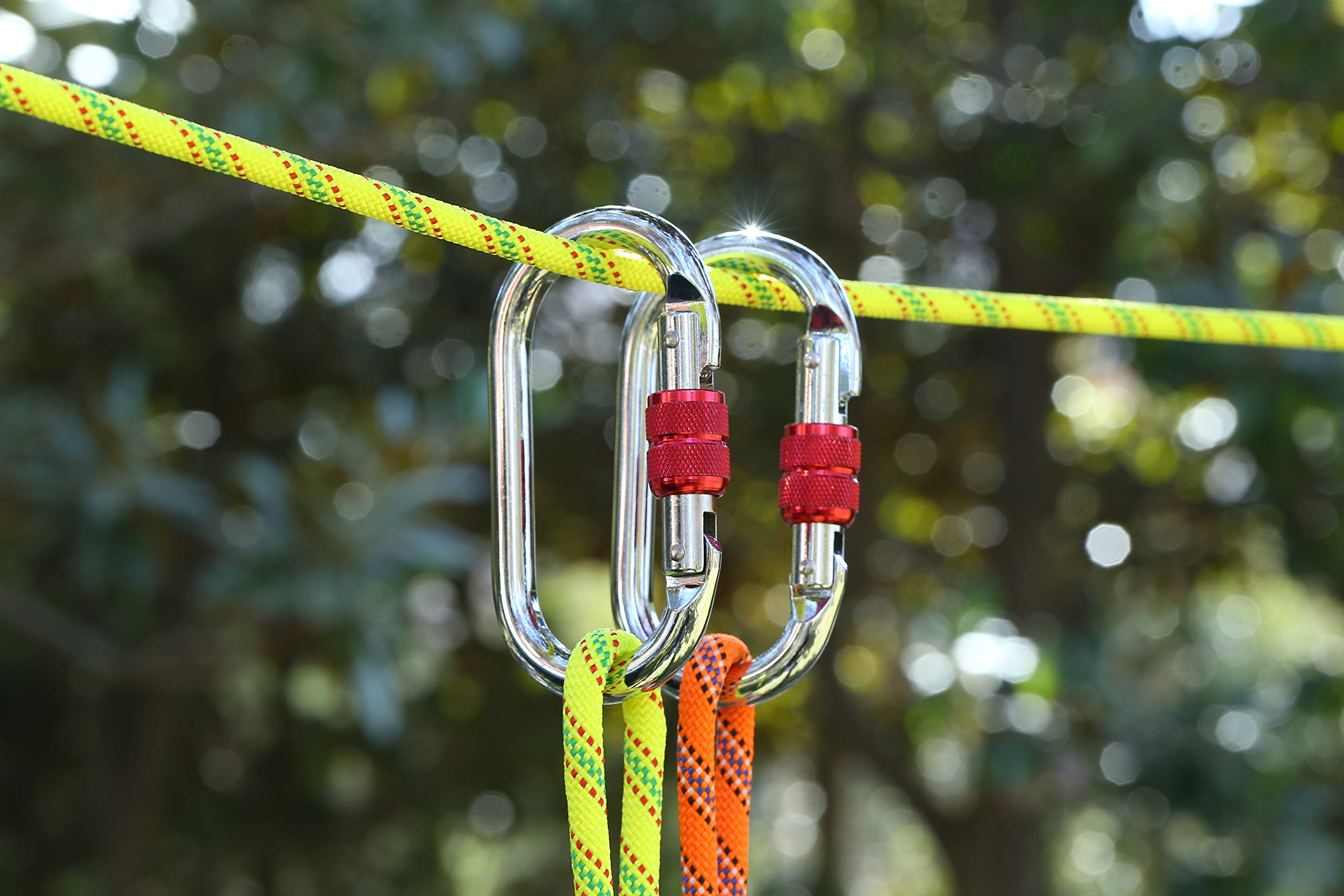 Foto 7 | Cuerda De Escalada Werewolves De Alta Resistencia, 8 Mm, 20 M, Amarilla - Venta Internacional.
