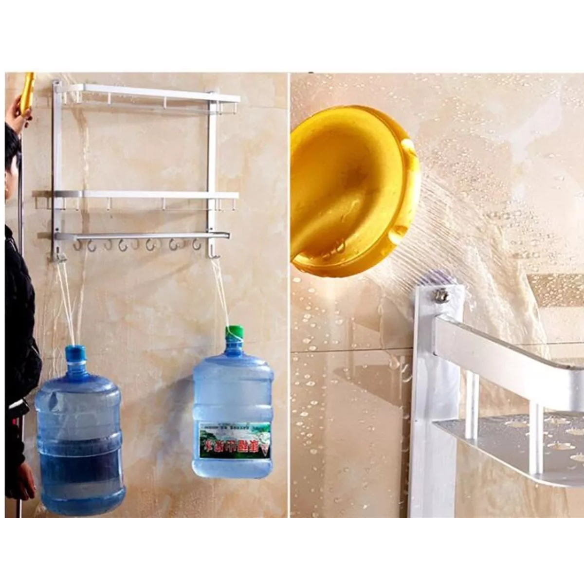 Foto 4 pulgar | Set 36 Ganchos Adheribles Cuadros Soporte Gancho Adhesivo Pared Eo Safe Imports Esi-8472 Transparente