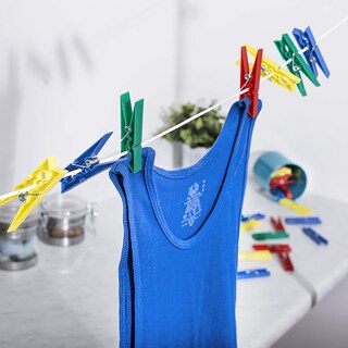 Foto 2 | Pinzas Para Ropa Honey-can-do De Plástico Coloreado, Paquete De 100 Unidades - Venta Internacional.