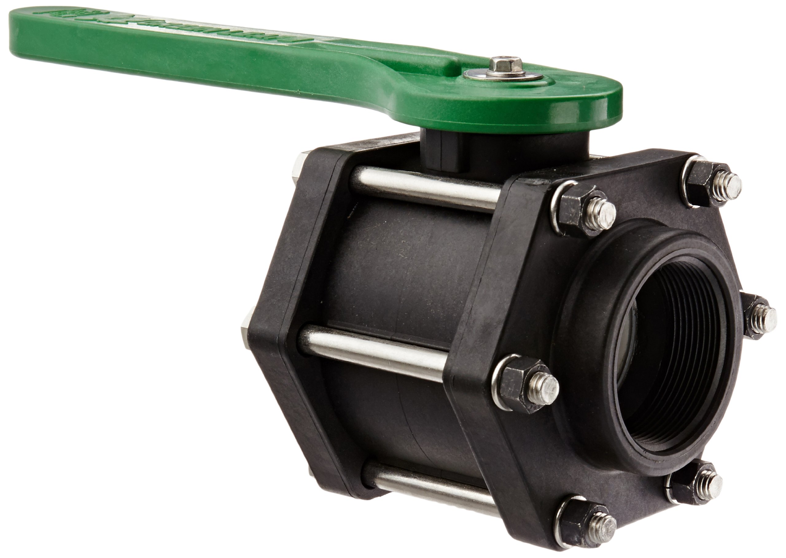 Válvula Esférica Greenleaf V200fp De Polipropileno Con Puerto Completo 2npt Hembra - Venta Internacional.