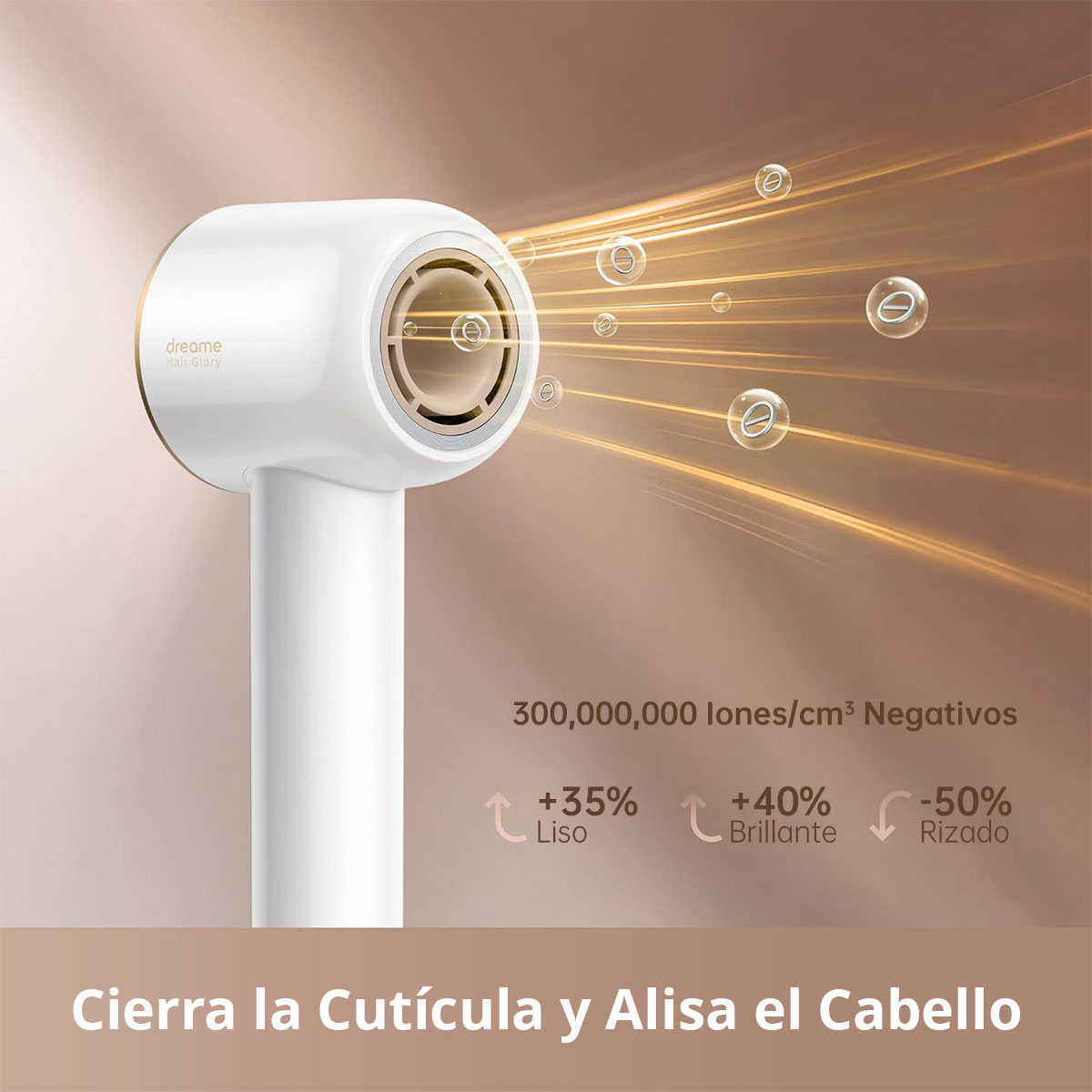 Foto 5 pulgar | Secadora De Cabello Dreame Hair Glory Secador Iónico Negativo