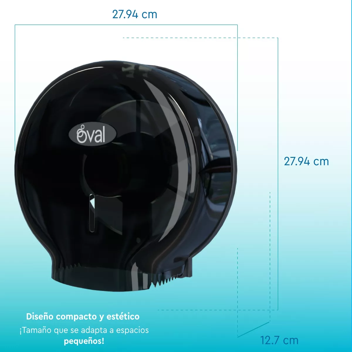 Foto 3 pulgar | Despachador Papel Higiénico Rollos 300 Mts Uso Rudo Eo Safe Imports Esi-17691 Negro