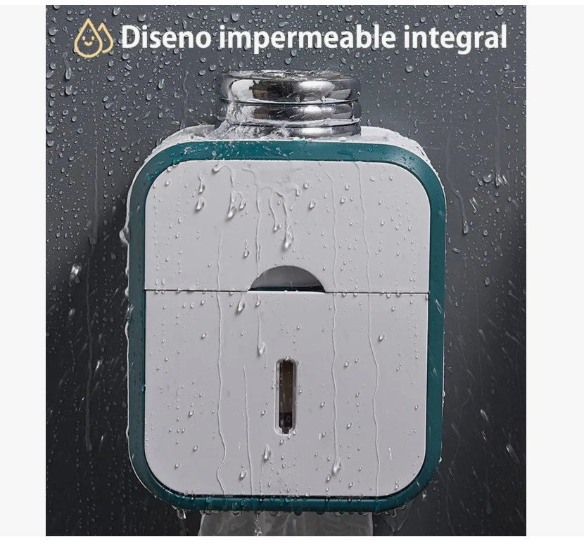 Foto 3 | Higiénico Xtellar Con Soporte Cajon Despachador Dispensador De Papel Modelo Verde Claro