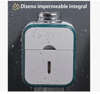 Foto 3 | Higiénico Xtellar Con Soporte Cajon Despachador Dispensador De Papel Modelo Verde Claro
