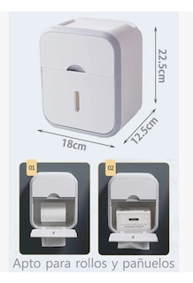 Foto 4 | Higiénico Xtellar Con Soporte Cajon Despachador Dispensador De Papel