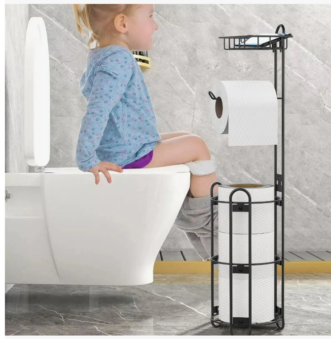 Foto 3 pulgar | Soporte Xtellar Para Papel Higiénico, Rollo De Hierro De Pie A Prueb