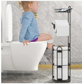 Foto 2 | Soporte Xtellar Para Papel Higiénico, Rollo De Hierro De Pie A Prueb