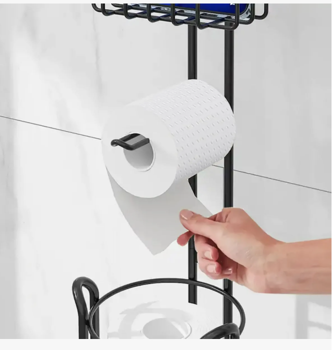 Foto 6 pulgar | Soporte Xtellar Para Papel Higiénico, Rollo De Hierro De Pie A Prueb