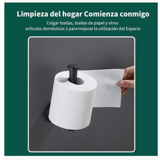 Foto 3 | Porta Xtellar De Papel Higiénico 201 Acero Inoxidable Sin Puñetazos Negro 2pcs