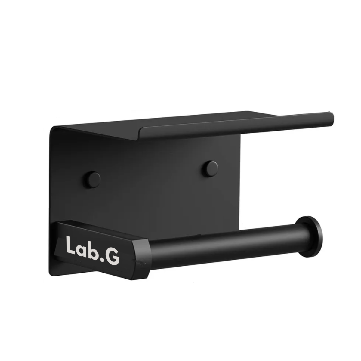 Foto 1 | Porta Rollo Papel Sanitario Baño Higienico Con Base Lab.g Negro