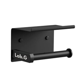 Foto 1 | Porta Rollo Papel Sanitario Baño Higienico Con Base Lab.g Negro