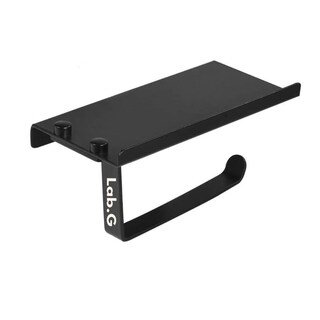 Foto 1 | Portarrollos De Papel Higiénico Con Estante Para Celular Lab.g Negro