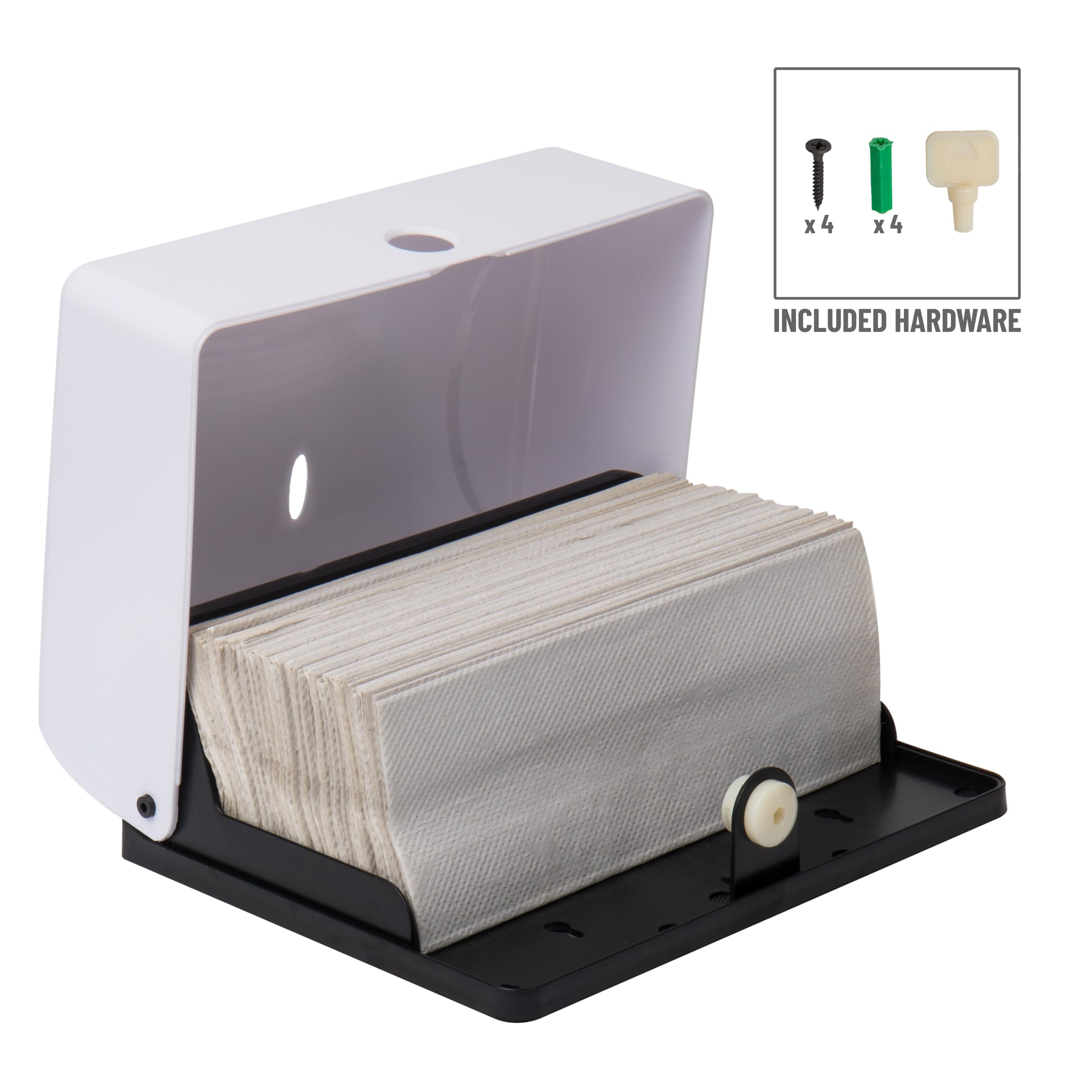 Foto 5 pulgar | Dispensador De Toallas De Papel Mind Reader, Tríptico, Soporte De Pared, Blanco - Venta Internacional.