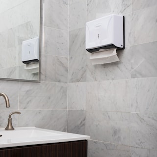 Foto 6 | Dispensador De Toallas De Papel Mind Reader, Tríptico, Soporte De Pared, Blanco - Venta Internacional.