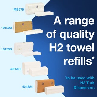 Foto 7 | Dispensador De Toallas De Papel Tork Xpress H2/h23, Multipliegue, Blanco - Venta Internacional.